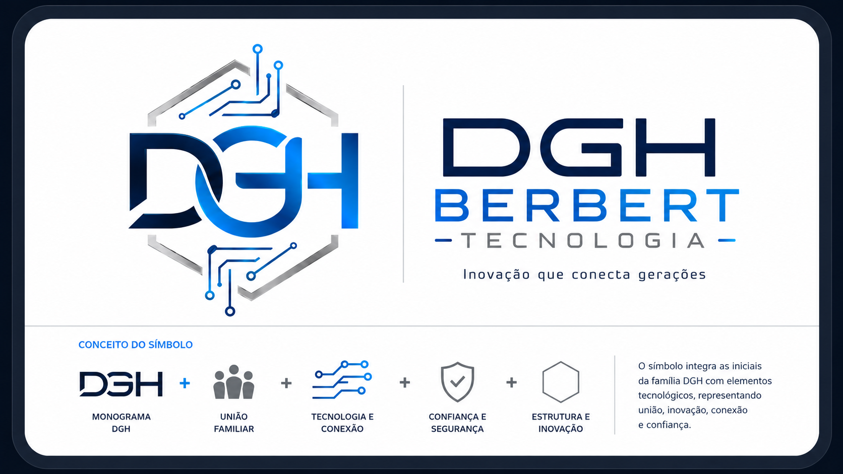 Identidade visual DGH Berbert Tecnologia